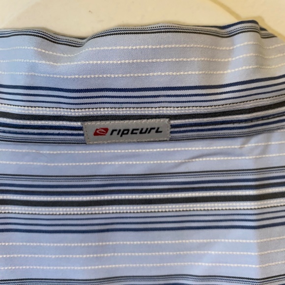 Men's Rip Curl button down stripe shirt - Picture 5 of 5